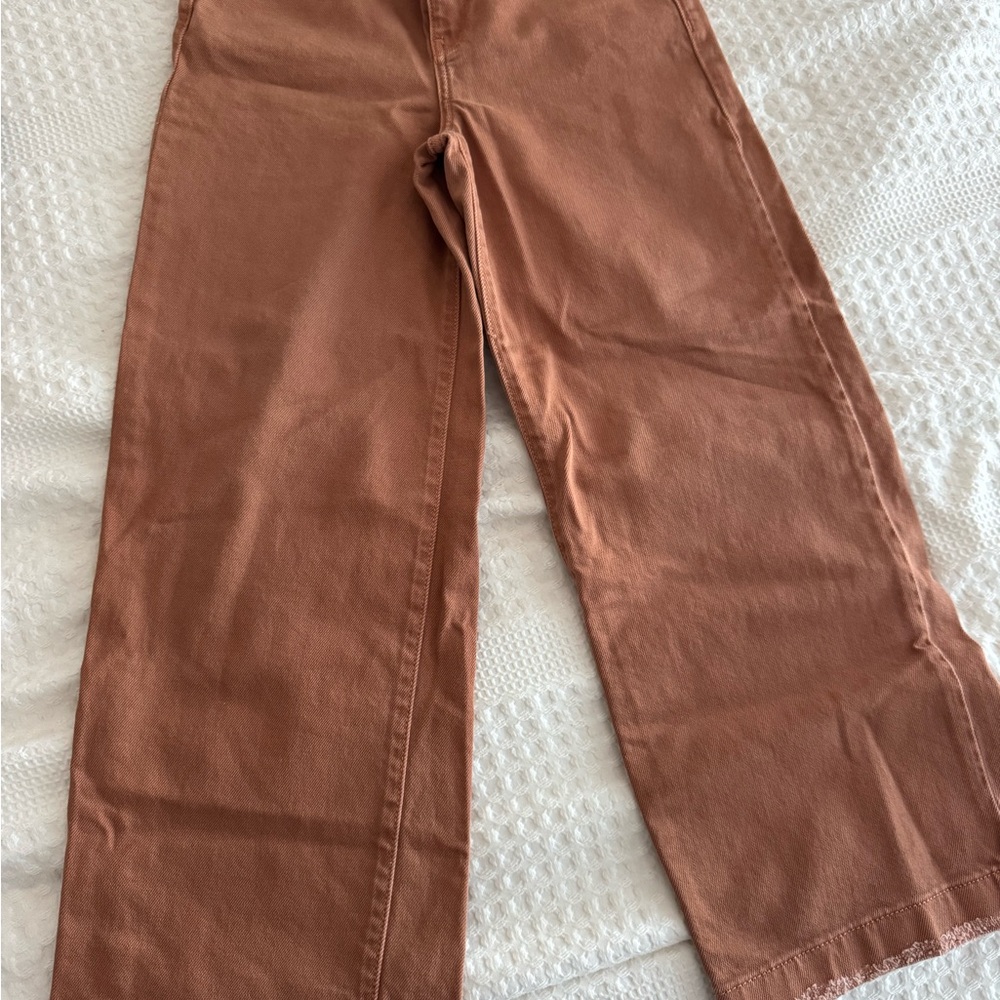 Forever 21 Terracotta Wide-Leg Pants